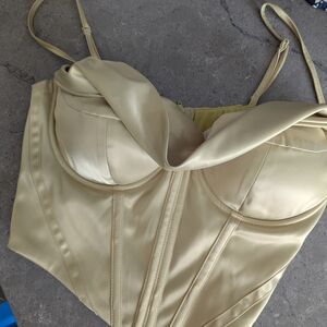 Elegant Green Crop Top